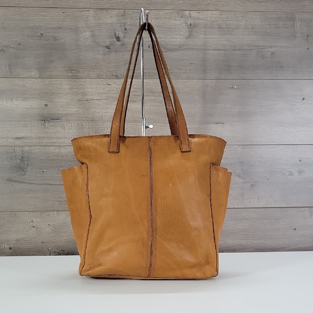 Duluth Trading Co. Brown Leather Tote Bag